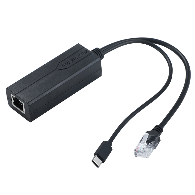 POE Splitter 48V to 5V2.4A MICRO USB  IEEE 802.3af Standard | Isolated 100MBPS | Model: HL-PD05M/HL-EPD05M