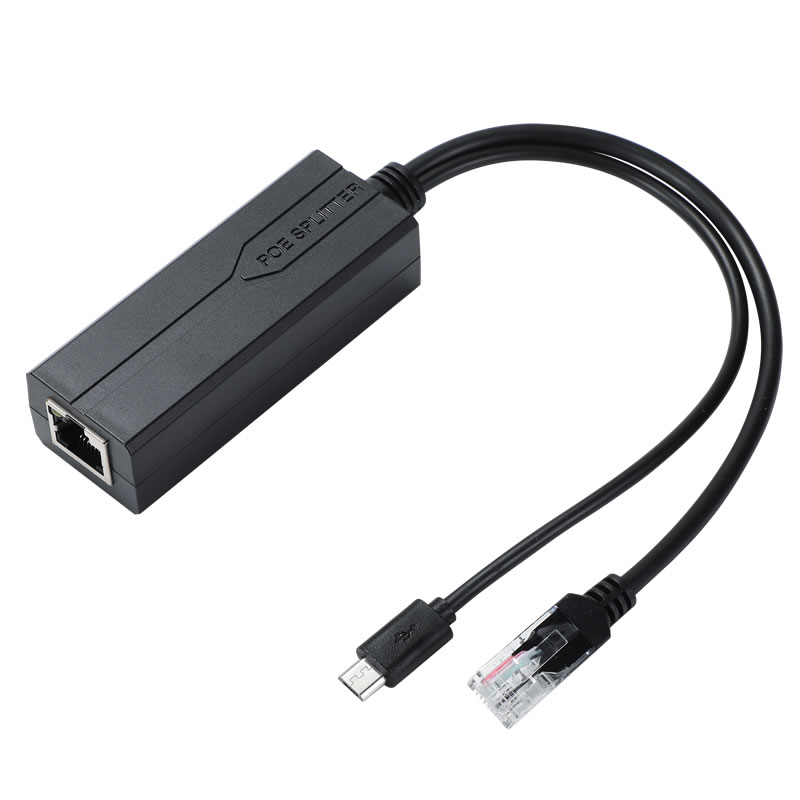 POE Splitter 48V to 5V2.4A IEEE 802.3af Standard | Isolated 100MBPS | Model: HL-PD05MC/HL-EPD05MC