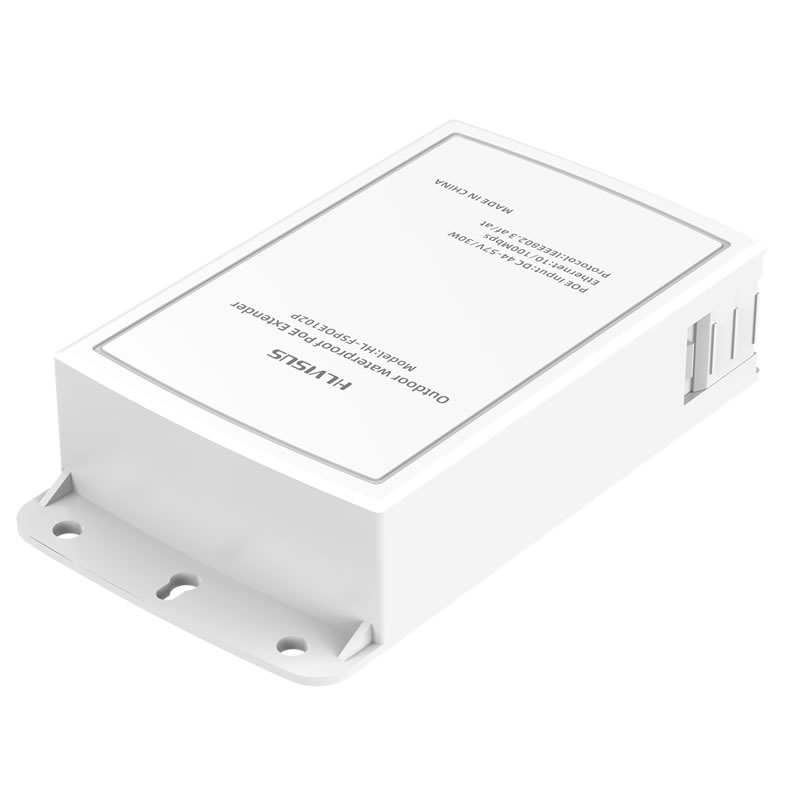 Poe+ 4 Port POE Extender Repeater Outdoor waterproofing 1 IN 4 OUT 48V/30W 100Mbps 200meter HL-FSPOE104P/HL-EFSPOE104P