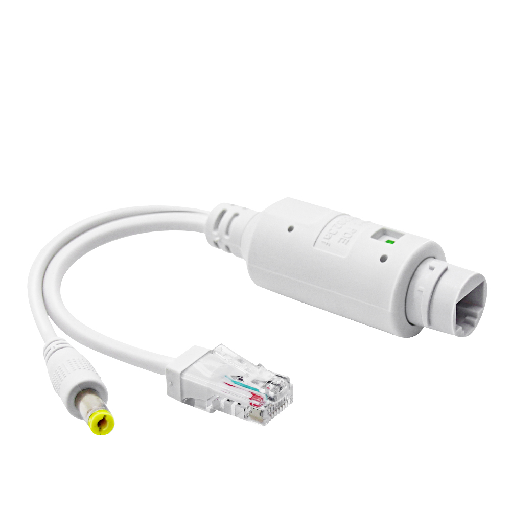 OUTDOOR WATERPROOFING POE SPLITTER 48V TO 12V1.2A IEEE 802.3AF STANDARD | | MODEL: HL-PD02CFF