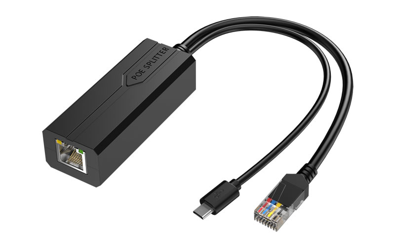 GIGABIT POE SPLITTER 48V TO 5V2.4A IEEE 802.3AF STANDARD | I