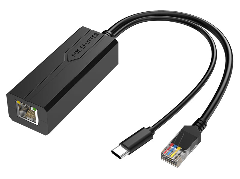 Gigabit POE SPLITTER 48V TO 5V2.4A IEEE 802.3AF STANDARD | I