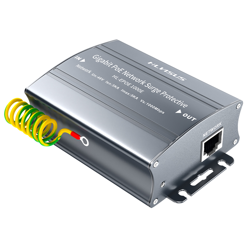 HL-POE1000E/HL-EPOE1000E Gigabit POE Network Surge Protector 1000MBPS